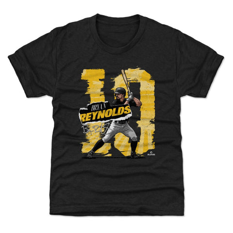 Bryan Reynolds T-Shirt - Kids Crewneck Tee | Pittsburgh Sportswear Casual Graphic Kids T-Shirt - YinzerShop