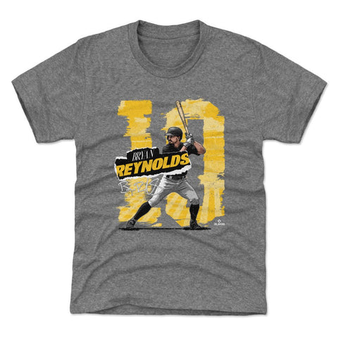 Bryan Reynolds T-Shirt - Kids Crewneck Tee | Pittsburgh Sportswear Casual Graphic Kids T-Shirt - YinzerShop