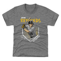 Bryan Reynolds T-Shirt - Kids Crewneck Tee | Pittsburgh Sportswear Graphic Shirt Kids T-Shirt - YinzerShop