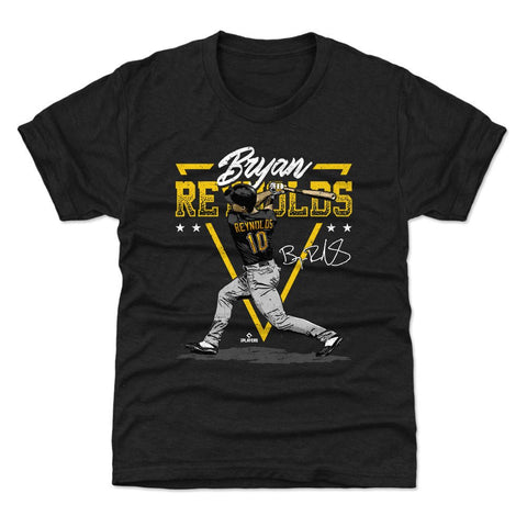 Bryan Reynolds T-shirt - Kids Crewneck Tee | Soft Cotton Polyester Blend Short Sleeve Kids T-Shirt - YinzerShop