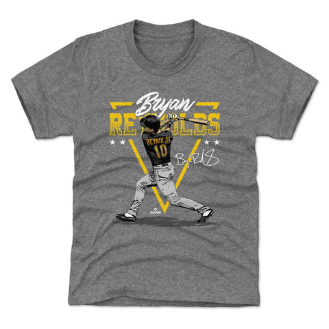 Bryan Reynolds T-shirt - Kids Crewneck Tee | Soft Cotton Polyester Blend Short Sleeve Kids T-Shirt - YinzerShop