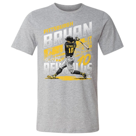 Bryan Reynolds T-Shirt – Pittsburgh Cotton Crewneck Tee for Men, Regular Fit Men's Cotton T-Shirt - YinzerShop