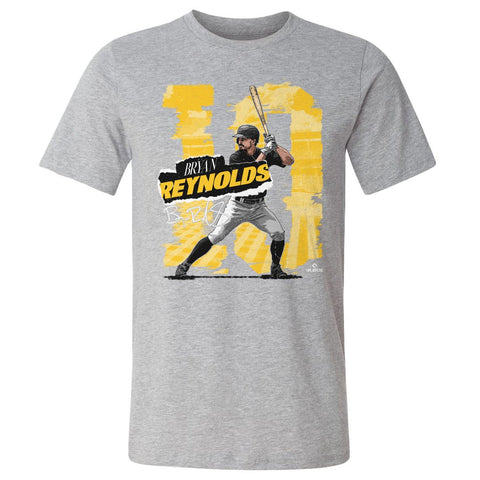 Bryan Reynolds T-Shirt - Pittsburgh Sports Tee | Cotton Crewneck Short Sleeve Men's Cotton T-Shirt - YinzerShop