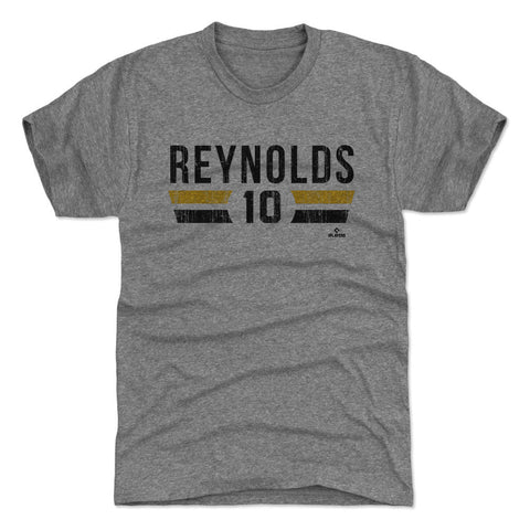 Bryan Reynolds T-Shirt - Slim Fit Crewneck Short Sleeve Pittsburgh Font Tee Men's Premium T-Shirt - YinzerShop