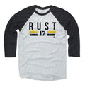 Bryan Rust Baseball T-Shirt – Premium Tri Blend 3/4 Sleeve Raglan Tee Men's Baseball T-Shirt - YinzerShop