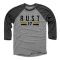Bryan Rust Baseball T-Shirt – Premium Tri Blend 3/4 Sleeve Raglan Tee Men's Baseball T-Shirt - YinzerShop