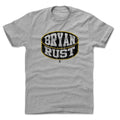 Bryan Rust Cotton Crewneck T-Shirt – Durable Soft Cotton Tee For Summer Men's Cotton T-Shirt - YinzerShop
