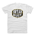 Bryan Rust Cotton Crewneck T-Shirt – Durable Soft Cotton Tee For Summer Men's Cotton T-Shirt - YinzerShop