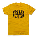Bryan Rust Cotton Crewneck T-Shirt – Durable Soft Cotton Tee For Summer Men's Cotton T-Shirt - YinzerShop