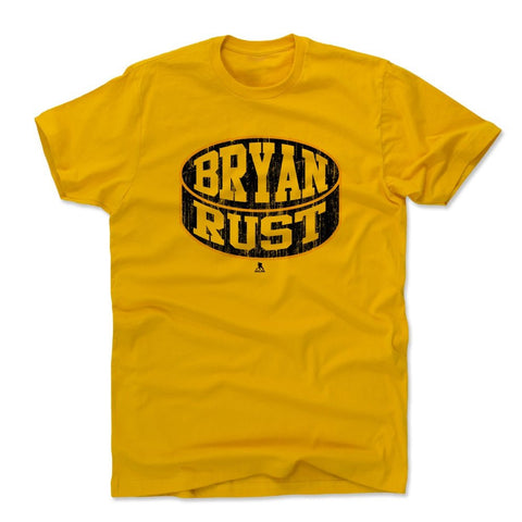 Bryan Rust Cotton Crewneck T-Shirt – Durable Soft Cotton Tee For Summer Men's Cotton T-Shirt - YinzerShop
