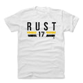 Bryan Rust Cotton T-Shirt – Durable Crewneck, Soft Short Sleeve Shirt Men's Cotton T-Shirt - YinzerShop