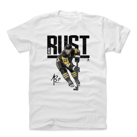 Bryan Rust Cotton T-Shirt - Durable Crewneck Tee, Soft Heather Gray Summer Shirt Men's Cotton T-Shirt - YinzerShop