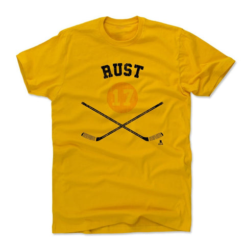 Bryan Rust Cotton T-Shirt – Durable Regular Fit Shirt | Soft Crewneck Tee Men's Cotton T-Shirt - YinzerShop