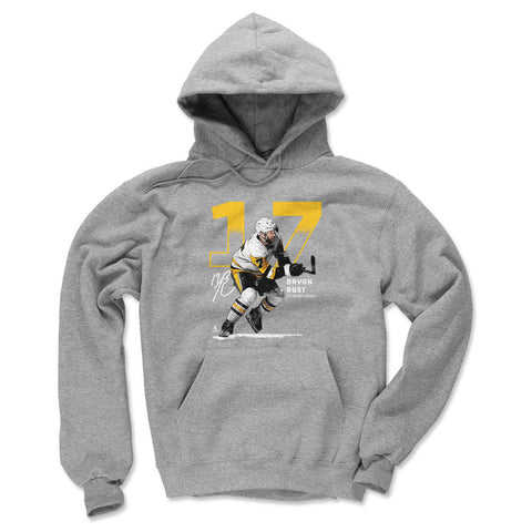 Bryan Rust Hoodie - Pittsburgh Hoodie With Digitally Printed Graphics, Loose Fit Sweatshirt Men's Hoodie - YinzerShop