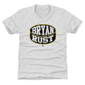 Bryan Rust Premium Kids T-Shirt – Tri-Blend Crewneck Shirt | Vintage Style Tee Kids T-Shirt - YinzerShop