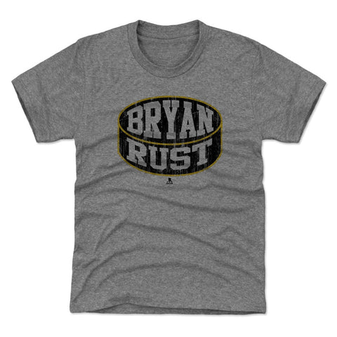 Bryan Rust Premium Kids T-Shirt – Tri-Blend Crewneck Shirt | Vintage Style Tee Kids T-Shirt - YinzerShop