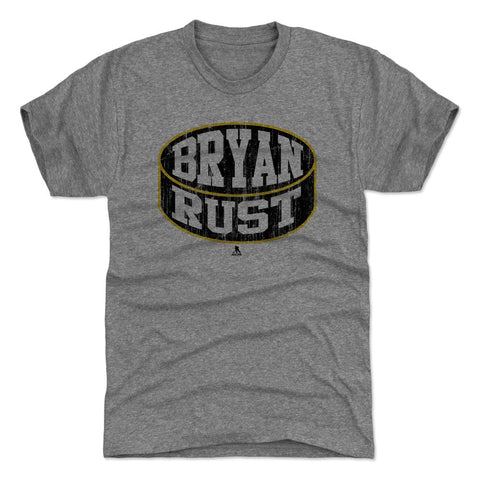 Bryan Rust Premium Tri-Blend Shirt – Vintage Graphic Tee | Slim Fit Crewneck Men's Premium T-Shirt - YinzerShop