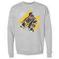Bryan Rust Sweatshirt – Pittsburgh Crewneck Pullover With Team Stripes Design Men's Crewneck Sweatshirt - YinzerShop