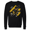 Bryan Rust Sweatshirt – Pittsburgh Crewneck Pullover With Team Stripes Design Men's Crewneck Sweatshirt - YinzerShop