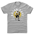 Bryan Rust T-Shirt – Durable Cotton Crewneck Tee | Soft Casual Baseball Shirt Men's Cotton T-Shirt - YinzerShop