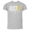 Bryan Rust T-Shirt - Kids Crewneck Short Sleeve Cotton Polyester Blend Tee Kids Toddler T-Shirt - YinzerShop