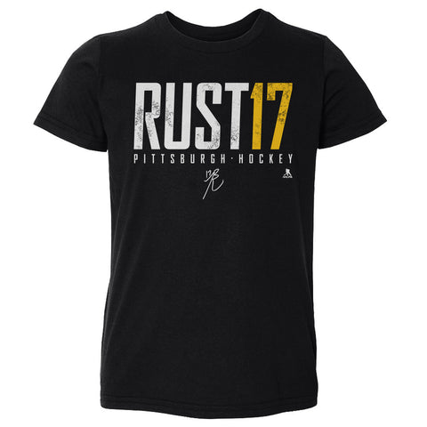 Bryan Rust T-Shirt - Kids Crewneck Short Sleeve Cotton Polyester Blend Tee Kids Toddler T-Shirt - YinzerShop