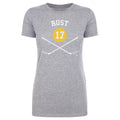 Bryan Rust T-Shirt – Pittsburgh Hockey Shirt | Cotton Short Sleeve Tee Women's T-Shirt - YinzerShop
