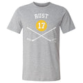 Bryan Rust T-Shirt – Pittsburgh Hockey Shirt | Men's Cotton Crewneck Tee Men's Cotton T-Shirt - YinzerShop