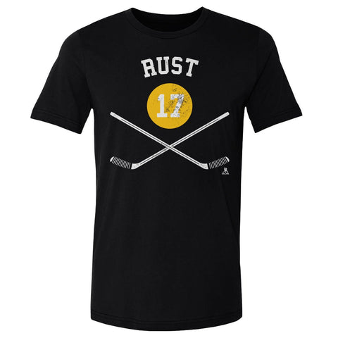 Bryan Rust T-Shirt – Pittsburgh Hockey Shirt | Men's Cotton Crewneck Tee Men's Cotton T-Shirt - YinzerShop