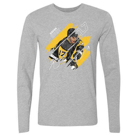 Bryan Rust T-Shirt - Pittsburgh Hockey Tee | Cotton Crewneck Long Sleeve Shirt Men's Long Sleeve T-Shirt - YinzerShop