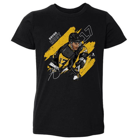 Bryan Rust T-Shirt – Pittsburgh Sports Tee | Kids Crewneck Cotton Short Sleeve Kids Toddler T-Shirt - YinzerShop