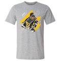 Bryan Rust T-Shirt - Pittsburgh Striped Cotton Crewneck Tee | Regular Fit Sports Fan Apparel Men's Cotton T-Shirt - YinzerShop