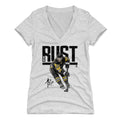 Bryan Rust Women's V-Neck T-Shirt – Slim Fit, Breathable Sports Tee Women's V-Neck T-Shirt - YinzerShop