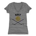 Bryan Rust Womens V Neck T Shirt - Slim Fit Tri Blend Fabric Tee for Sports Fans Women's V-Neck T-Shirt - YinzerShop