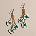 Buckeye Sticker Earrings – Ohio State Lightweight Leather Dangle Jewelry Earrings - YinzerShop