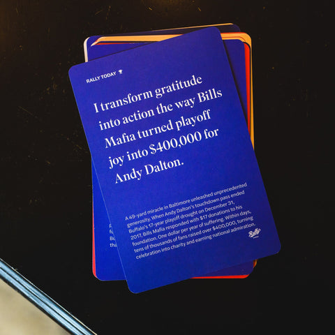 Buffalo Football RallyCards Featuring Josh Allen | Bills History & Legendary Quotes RallyCards - YinzerShop