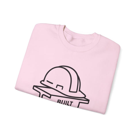 Built Pittsburgh Strong - Heavy Blend™ Crewneck Sweatshirt Sweatshirt - YinzerShop