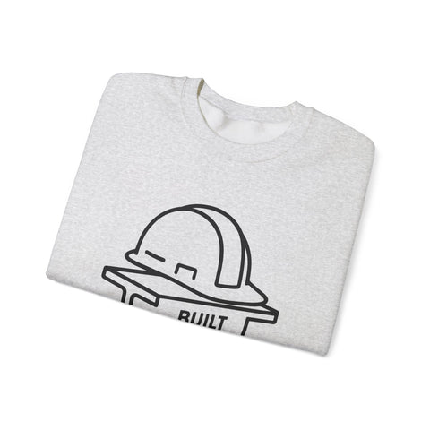 Built Pittsburgh Strong - Heavy Blend™ Crewneck Sweatshirt Sweatshirt - YinzerShop