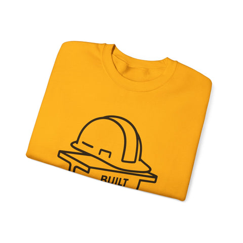 Built Pittsburgh Strong - Heavy Blend™ Crewneck Sweatshirt Sweatshirt - YinzerShop