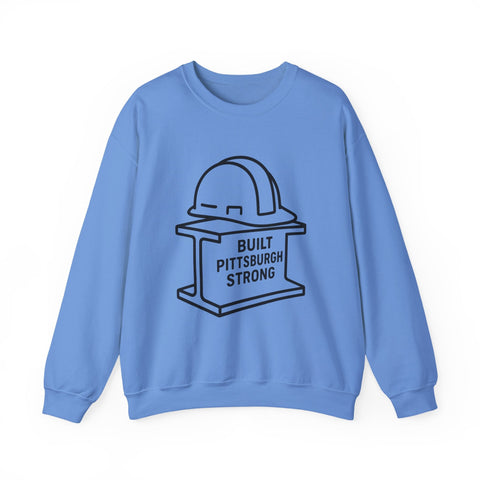 Built Pittsburgh Strong - Heavy Blend™ Crewneck Sweatshirt Sweatshirt - YinzerShop