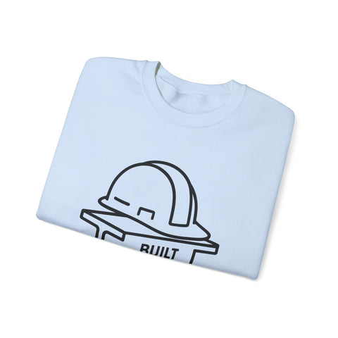 Built Pittsburgh Strong - Heavy Blend™ Crewneck Sweatshirt Sweatshirt - YinzerShop