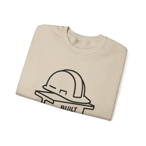 Built Pittsburgh Strong - Heavy Blend™ Crewneck Sweatshirt Sweatshirt - YinzerShop