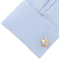 Bullet Cufflinks - Men's 9mm Bullet Back Durable Metal Cufflink Accessories Cufflinks - YinzerShop