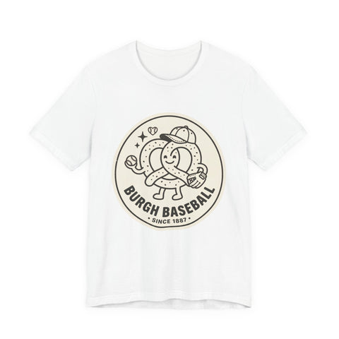 Burgh Baseball Pretzel Logo Tee | Pittsburgh Baseball Pride T-Shirt - YinzerShop