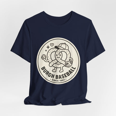 Burgh Baseball Pretzel Logo Tee | Pittsburgh Baseball Pride T-Shirt - YinzerShop