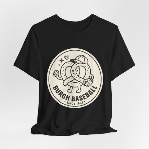 Burgh Baseball Pretzel Logo Tee | Pittsburgh Baseball Pride T-Shirt - YinzerShop