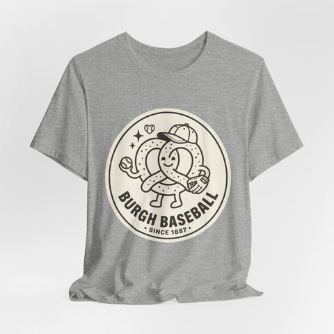 Burgh Baseball Pretzel Logo Tee | Pittsburgh Baseball Pride T-Shirt - YinzerShop