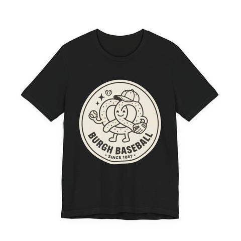 Burgh Baseball Pretzel Logo Tee | Pittsburgh Baseball Pride T-Shirt - YinzerShop