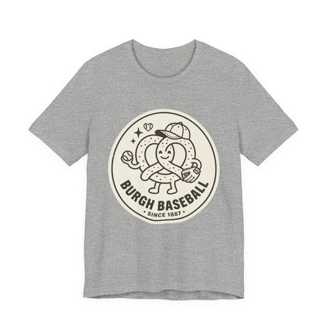 Burgh Baseball Pretzel Logo Tee | Pittsburgh Baseball Pride T-Shirt - YinzerShop