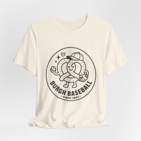 Burgh Baseball Pretzel Logo Tee | Pittsburgh Baseball Pride T-Shirt - YinzerShop